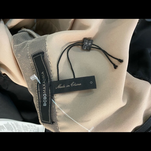 BCBG MaxAzria Dress Size 0 Sexy Mesh See-Through - Picture 3 of 3